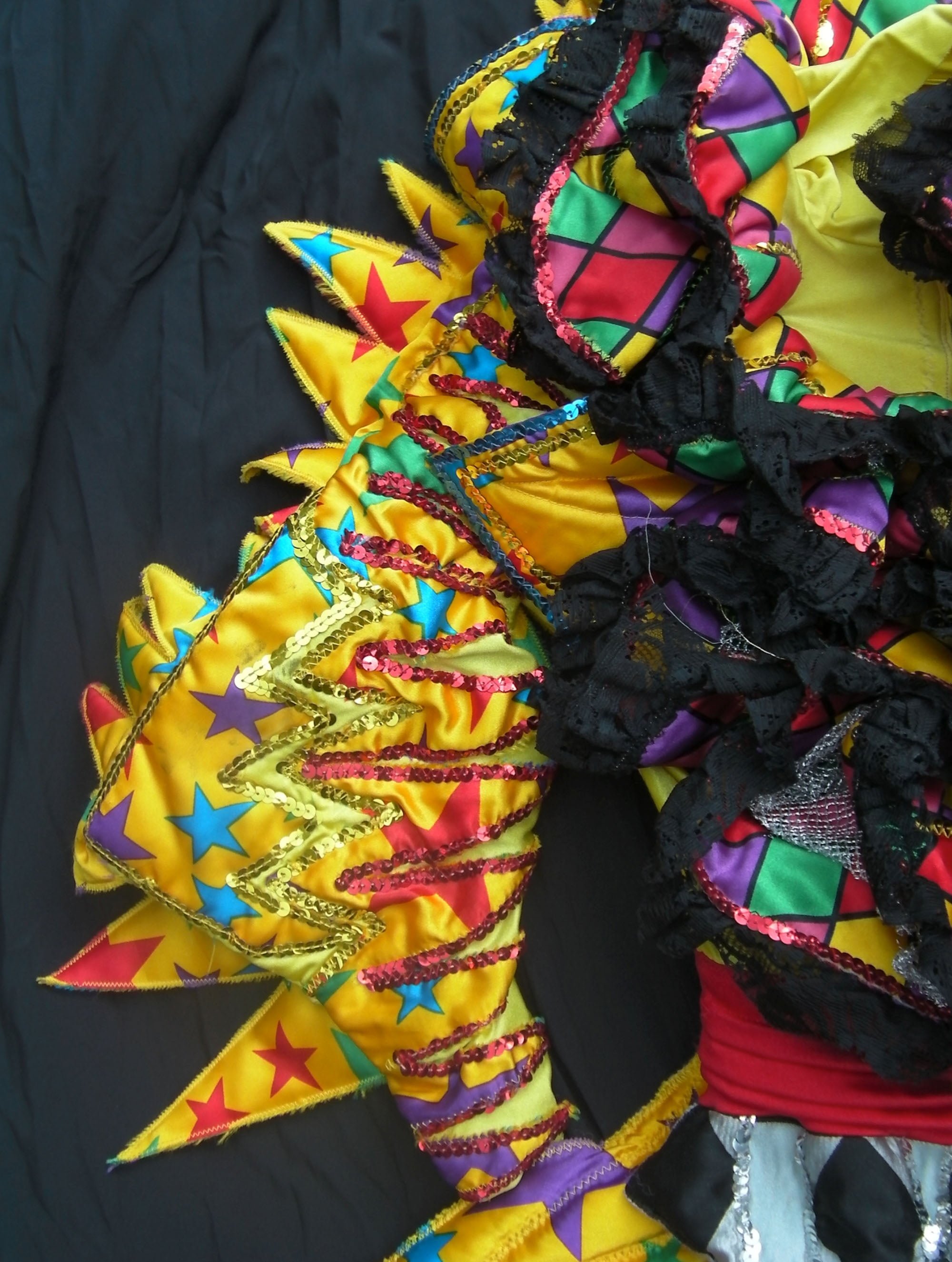 Detail from the ‘Scrimple’ costume